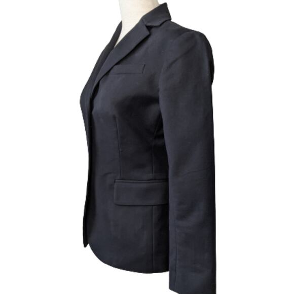 Gap 3 Button Classic Black Blazer Sz 0 - Picture 4 of 12
